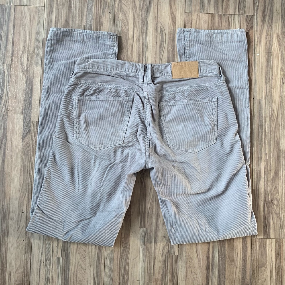 Madewell Rail Straight Jeans: Corduroy